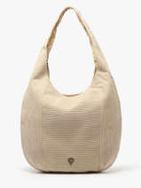 Schoudertas Velours Le voyage en panier Bruin velours AHP243